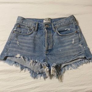 Agolde Parker denim shorts